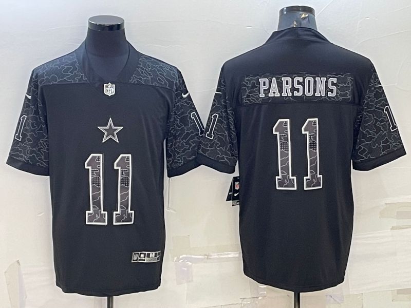 Men Dallas Cowboys #11 Parsons Black Reflector 2022 Nike Limited NFL Jersey->dallas cowboys->NFL Jersey